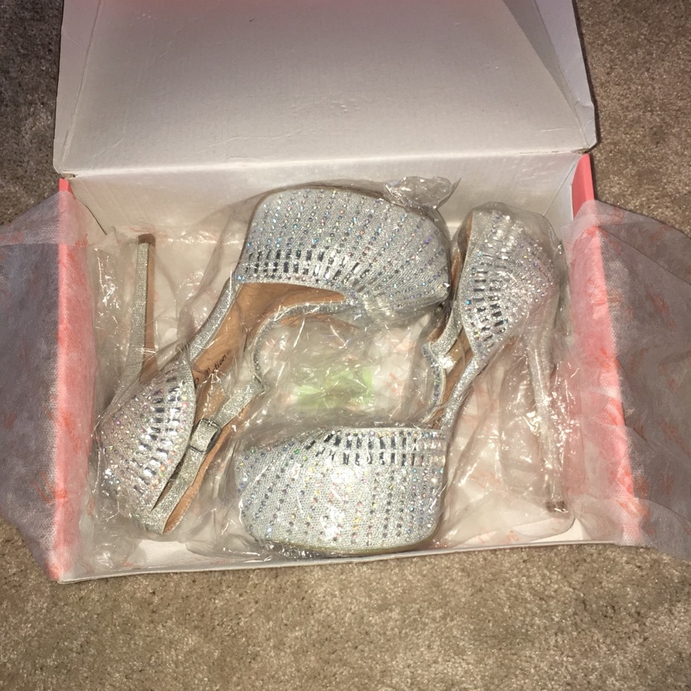Silver Prom Heels - Picture 7 of 7